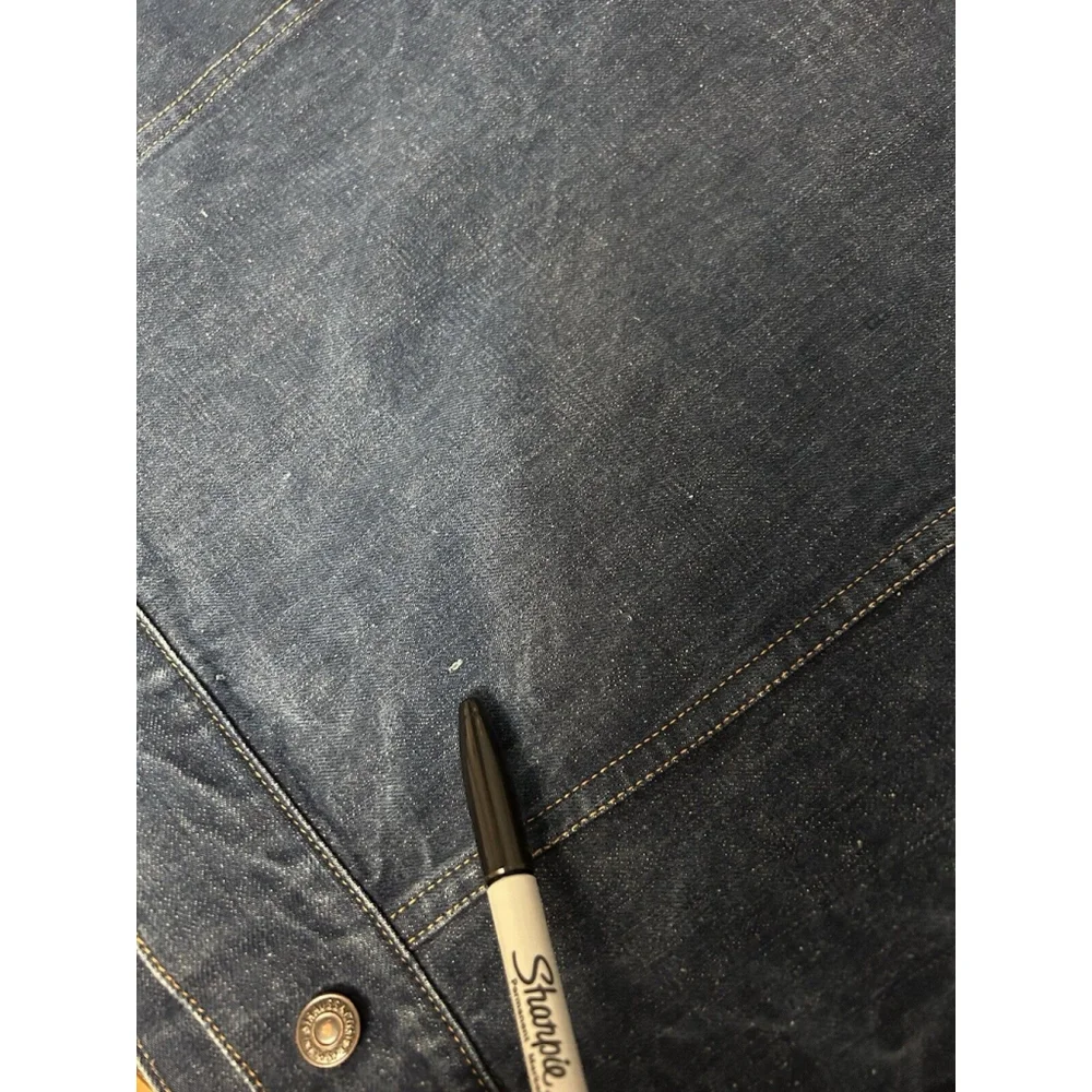 RARE Levi's White Tab 'Big E' Type 3 Vintage 60's/70's Denim Trucker Jean Jacket - Picture 13 of 15